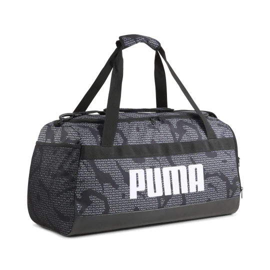 Zdjęcie produktu PUMA ŚCzerwonynia torba sportowa Challenger z nadrukiem na całej powierzchni 58 l, Akcesoria, Czarny