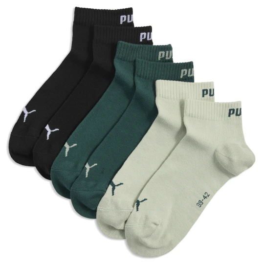 Zdjęcie produktu PUMA Skarpety do kostek unisex (3 pary), OdzieÅ¼, Zielony