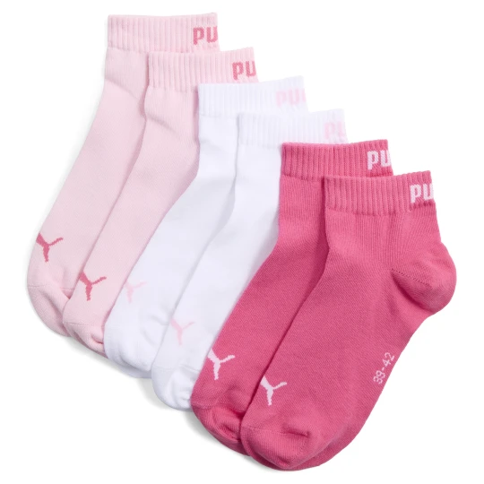 Zdjęcie produktu PUMA Skarpety do kostek unisex (3 pary), Odzież, Różowy