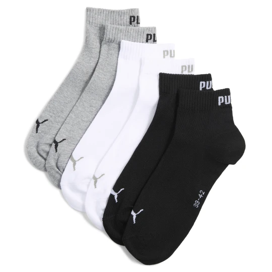 Zdjęcie produktu PUMA Skarpety do kostek unisex (3 pary), Odzież, Szary