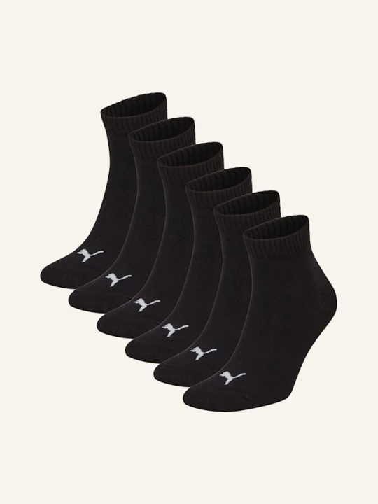 Zdjęcie produktu Puma Skarpety Quarter Plain, 6 Par schwarz CZARNY