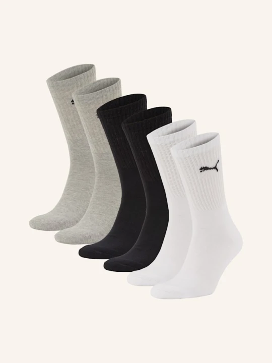 Zdjęcie produktu Puma Skarpety Sportowe Regular Crew, 6 Par grau szary