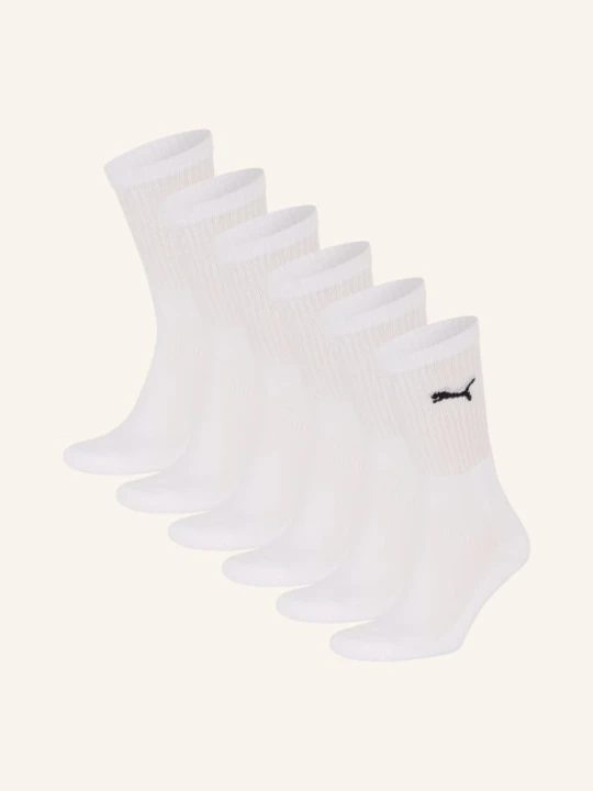 Zdjęcie produktu Puma Skarpety Sportowe Regular Crew, 6 Par weiss 002 WHITE