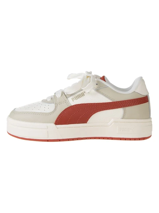 Zdjęcie produktu Puma Skórzane sneakersy "Ca Pro Classi" w kolorze beżowo-czerwonym rozmiar: 41
