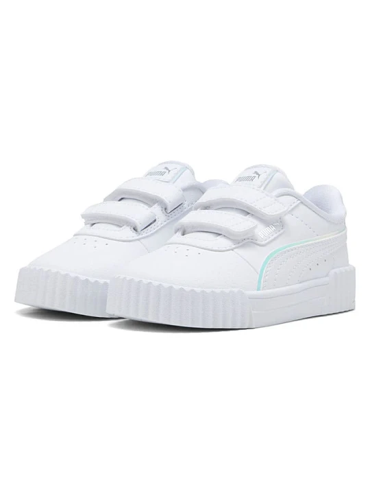 Zdjęcie produktu Puma Skórzane sneakersy "Carina 3.0 Holo 2.0 V" w kolorze białym rozmiar: 39