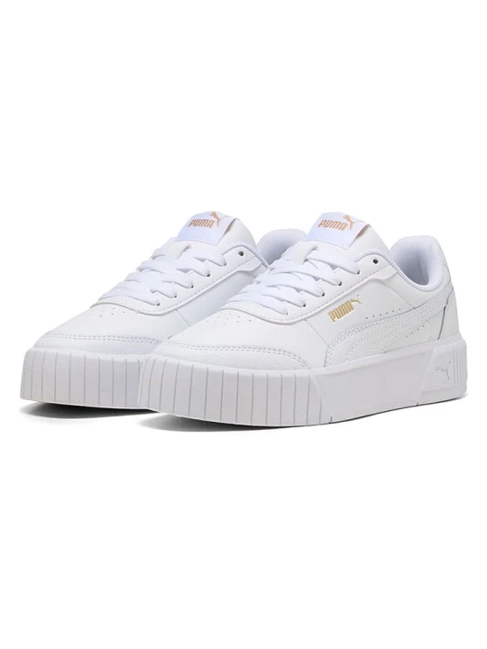 Zdjęcie produktu Puma Skórzane sneakersy "Carina Mia" w kolorze białym rozmiar: 36
