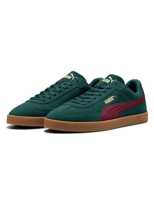Zdjęcie produktu Puma Skórzane sneakersy "Club II Era" w kolorze fioletowo-zielonym rozmiar: 37, 5