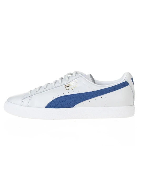 Zdjęcie produktu Puma Skórzane sneakersy "Clyde SOHO" w kolorze biało-niebieskim rozmiar: 40, 5