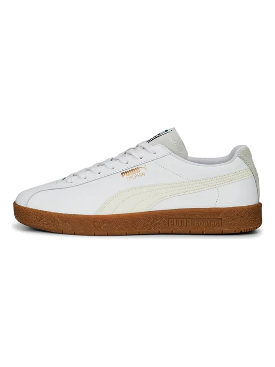 Zdjęcie produktu Puma Skórzane sneakersy "Delphin" w kolorze białym rozmiar: 40, 5