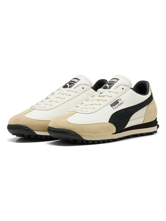Zdjęcie produktu Puma Skórzane sneakersy "Easy Rider Mix" w kolorze beżowo-biało-czarnym rozmiar: 45