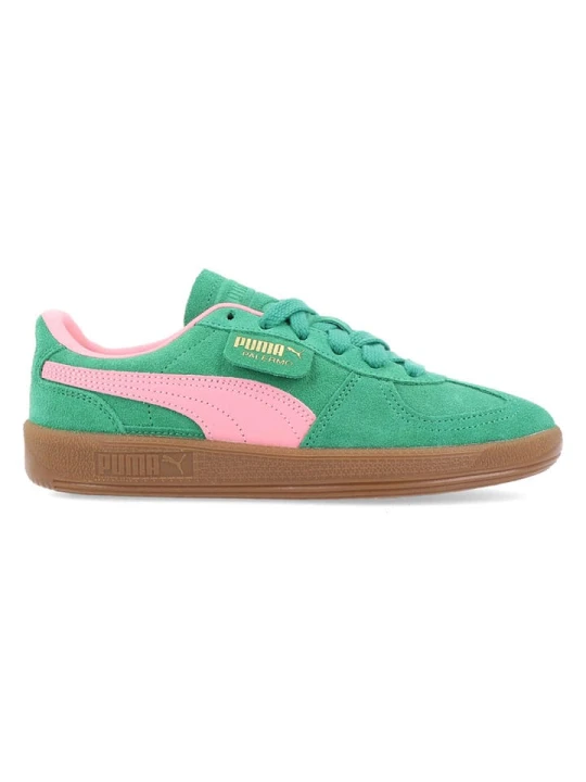 Zdjęcie produktu Puma Skórzane sneakersy "Palermo" w kolorze zielonym rozmiar: 36