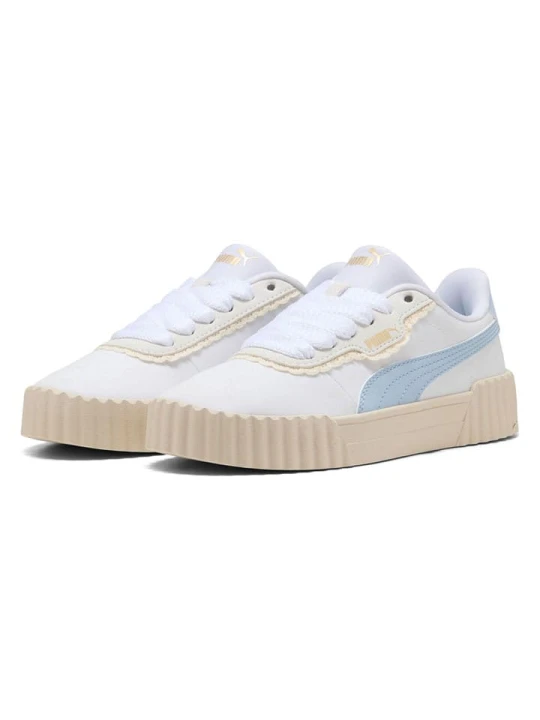 Zdjęcie produktu Puma Sneakersy "Carina 3.0 Memoires" w kolorze kremowo-błękitnym rozmiar: 37, 5
