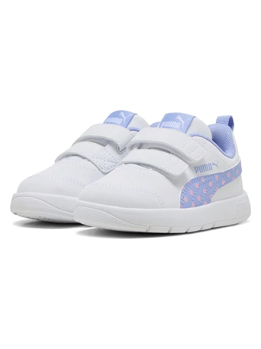 Zdjęcie produktu Puma Sneakersy "Courtflex V3 Dotty V" w kolorze białym rozmiar: 37, 5