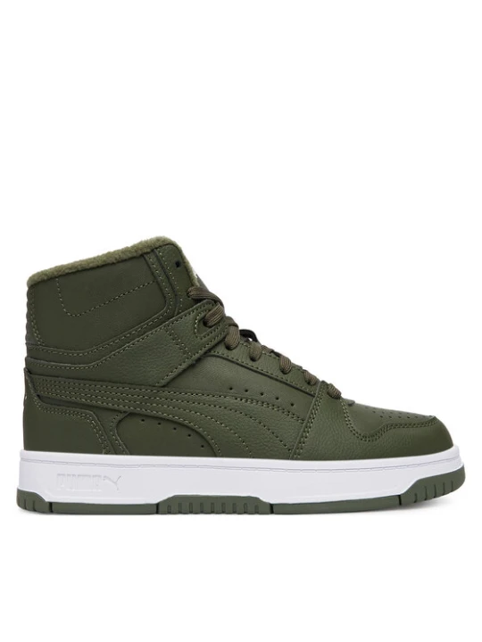Zdjęcie produktu Puma Sneakersy Rebound Slam Mid Wtr Jr 40880302 Zielony ciemny