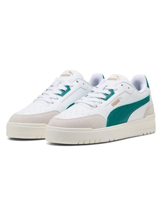 Zdjęcie produktu Puma Sneakersy "Shuffle Downtown" w kolorze biało-zielonym rozmiar: 44