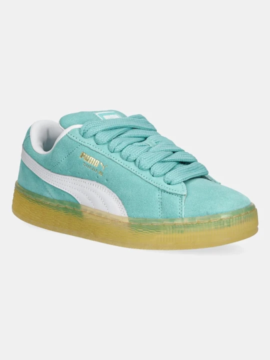 Zdjęcie produktu Puma sneakersy skórzane Suede XL turkusowy