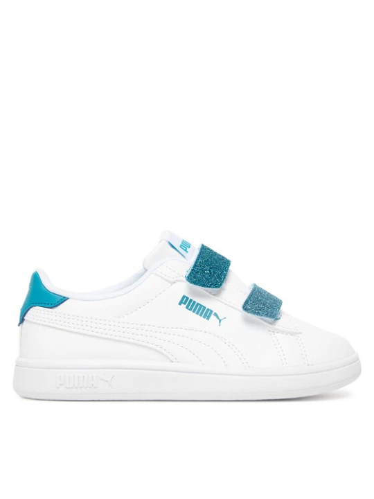 Zdjęcie produktu Puma Sneakersy Smash 3.0 L Glitter Velcro V Ps 395609 08 Biały