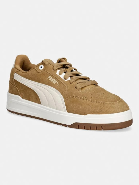 Zdjęcie produktu Puma Shuffle Downtown sneakersy męskie zamszowe brązowy