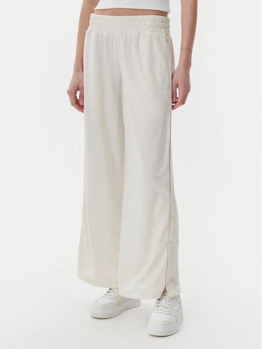 Zdjęcie produktu Puma Spodnie dresowe Ess 629804 Beżowy Wide Leg