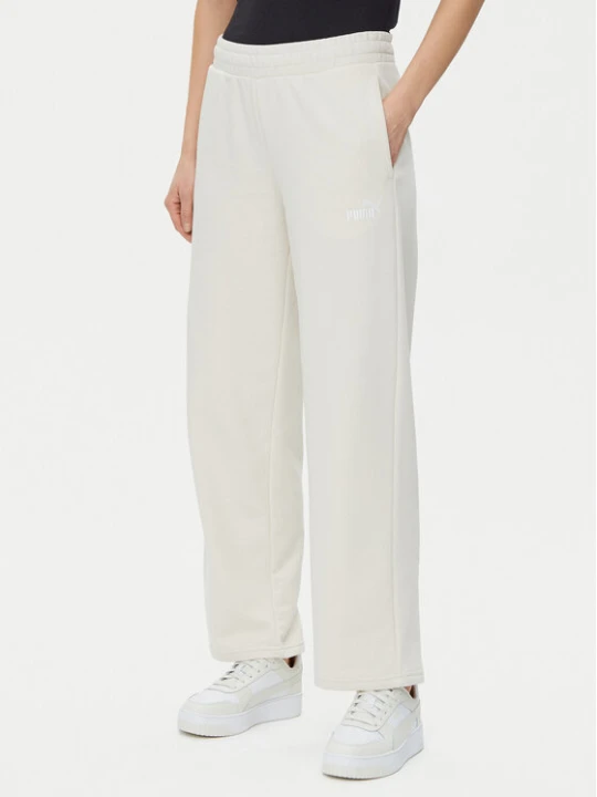 Zdjęcie produktu Puma Spodnie dresowe Ess Small No. 1 Logo 684979 Beżowy Straight Fit