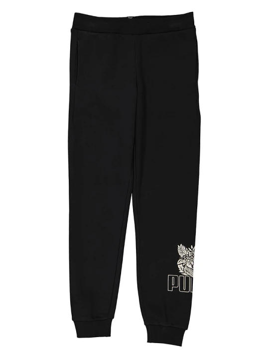 Zdjęcie produktu Puma Spodnie dresowe "ESS+ Tropicat" w kolorze czarnym rozmiar: 140