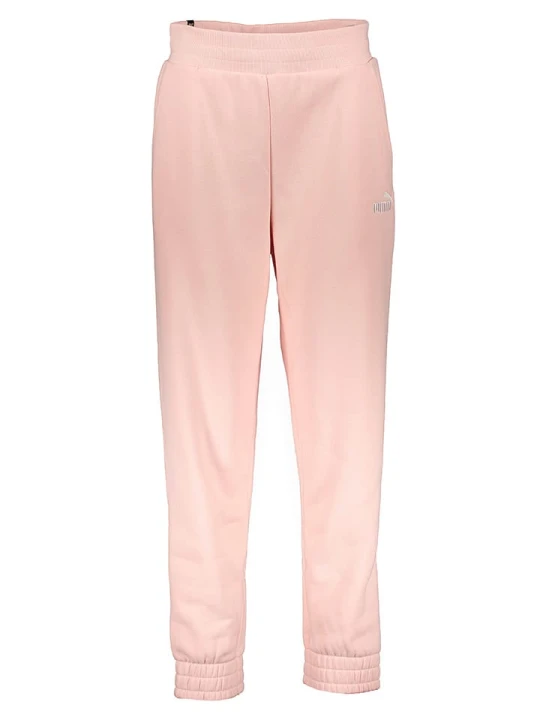 Zdjęcie produktu Puma Spodnie dresowe "Essentials Plus Embroidery" w kolorze jasnoróżowym rozmiar: L