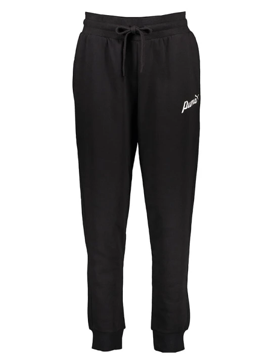 Zdjęcie produktu Puma Spodnie dresowe "Essentials+" w kolorze czarnym rozmiar: L