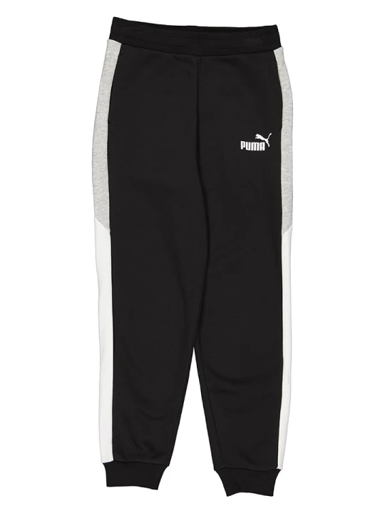 Zdjęcie produktu Puma Spodnie dresowe "Power" w kolorze czarno-białym rozmiar: 128