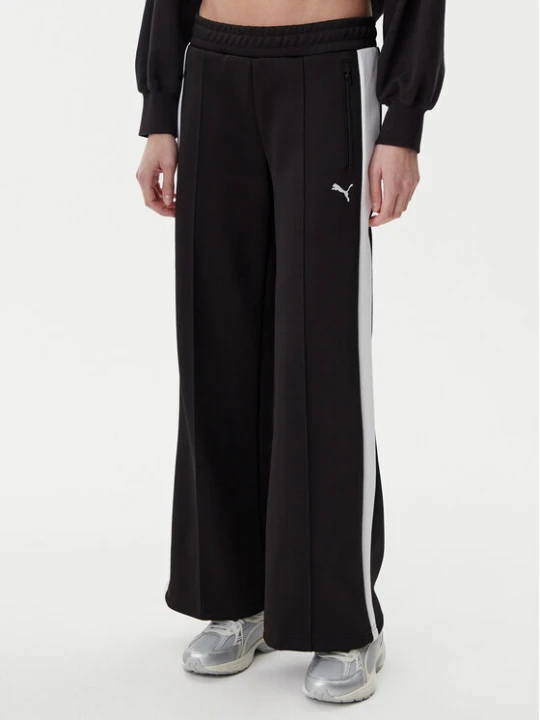 Zdjęcie produktu Puma Spodnie dresowe T7 629803 Czarny Wide Leg
