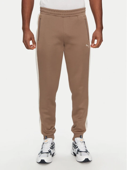 Zdjęcie produktu Puma Spodnie dresowe T7 Always On 629588 Brązowy Regular Fit
