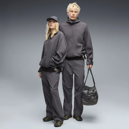 Zdjęcie produktu PUMA Spodnie dresowe unisex CLRT o luźnym kroju, Odzież, Szary