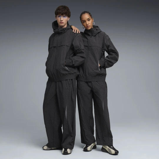 Zdjęcie produktu PUMA Spodnie unisex CLRT o luźnym kroju, Odzież, Szary