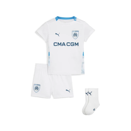 Zdjęcie produktu PUMA Strój domowy Olympique Marsylia 24 / 25 dla małych dzieci, Odzież, Biały