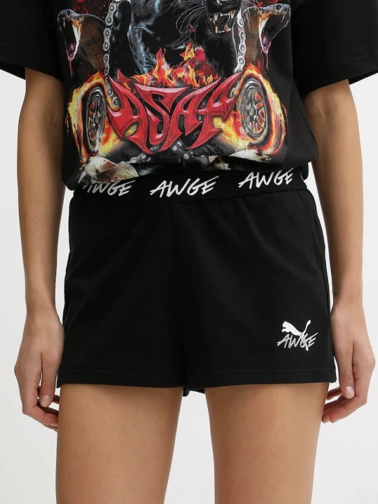 Zdjęcie produktu Puma x A$AP ROCKY szorty bawełniane czarny