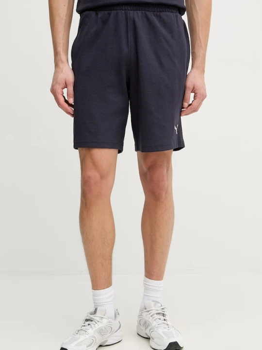 Zdjęcie produktu Puma szorty dresowe męskie z bawełną Essential Elevated granatowy