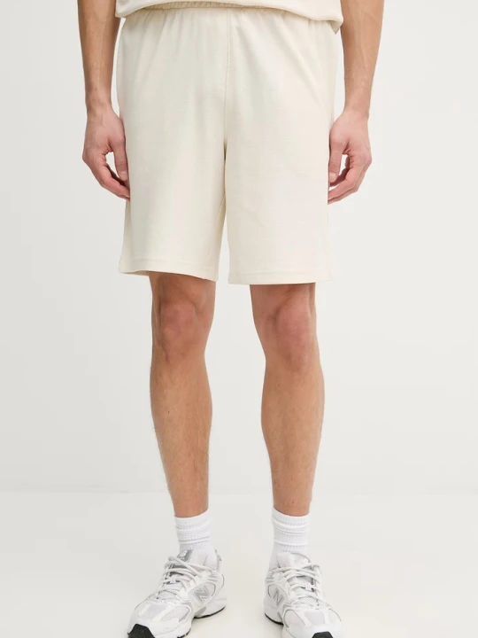 Zdjęcie produktu Puma szorty dresowe męskie z bawełną Essential Elevated beżowy