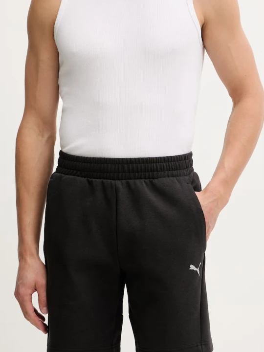 Zdjęcie produktu Puma szorty dresowe męskie z bawełną Pumatech czarny