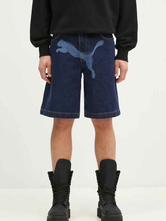 Zdjęcie produktu Puma szorty jeansowe bawełniane PUMA X A$AP ROCKY