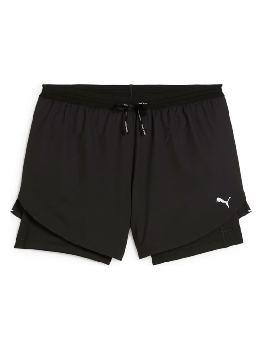 Zdjęcie produktu Puma Szorty sportowe 2w1 "Ultraweave" w kolorze czarnym rozmiar: L