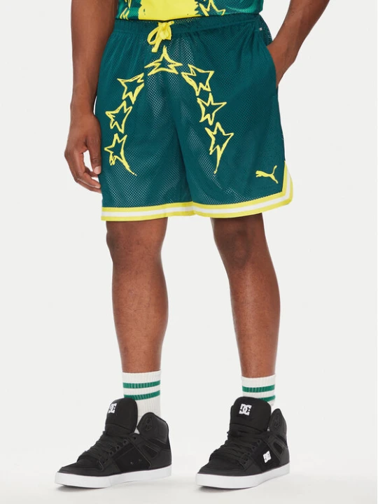 Zdjęcie produktu Puma Szorty sportowe 631703 Zielony Regular Fit
