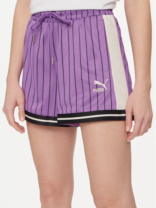 Zdjęcie produktu Puma Szorty sportowe T7 For The Fanbase 624345 Fioletowy Regular Fit