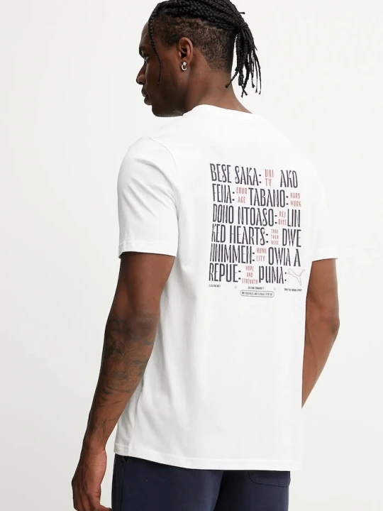 Zdjęcie produktu Puma t-shirt bawełniany biały