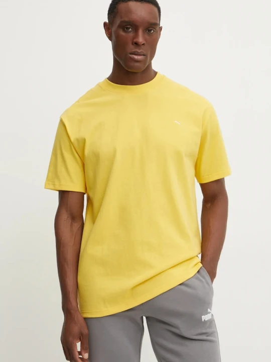 Zdjęcie produktu Puma t-shirt bawełniany MMQ żółty