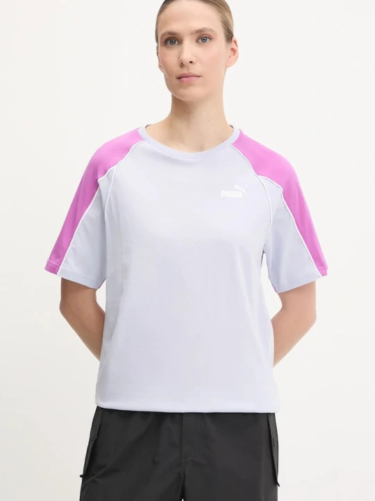 Zdjęcie produktu Puma t-shirt bawełniany niebieski