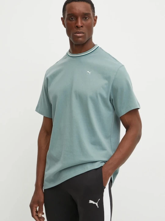 Zdjęcie produktu Puma t-shirt bawełniany Palais Artisan zielony
