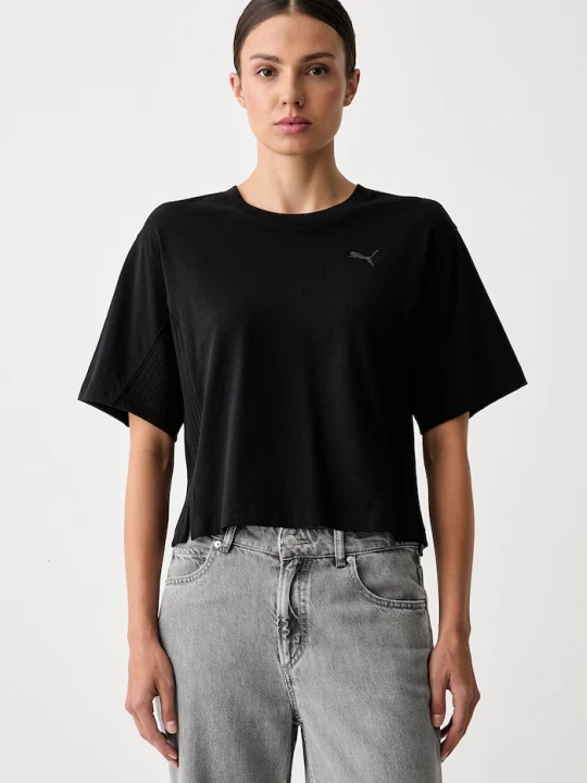 Zdjęcie produktu Puma T-shirt damski bawełniany HER czarny