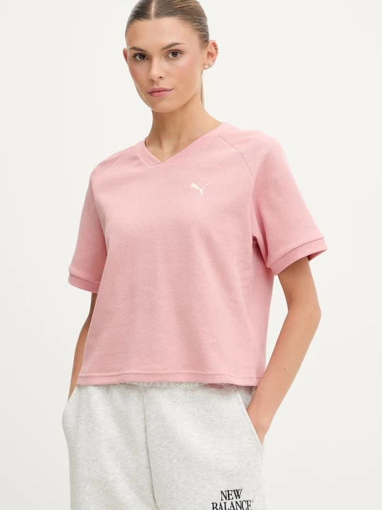 Zdjęcie produktu Puma t-shirt damski Class Relaxed różowy