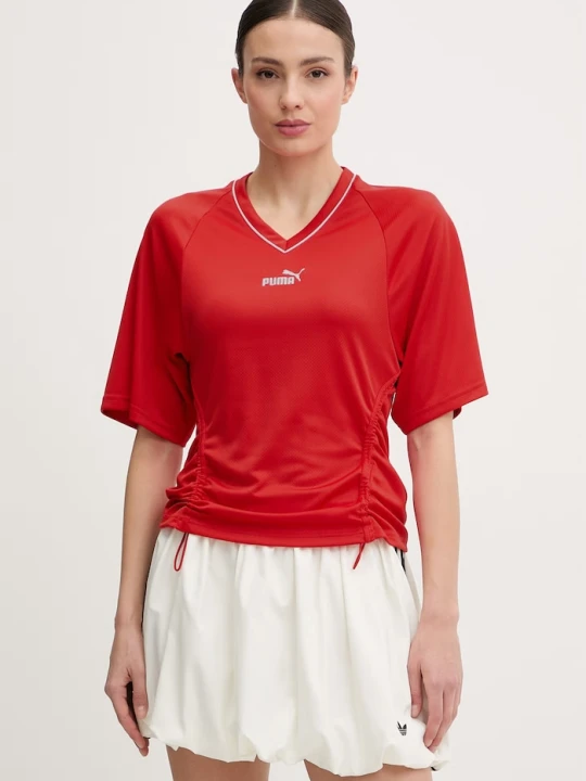 Zdjęcie produktu Puma t-shirt damski FUTURE ARCHIVE czerwony