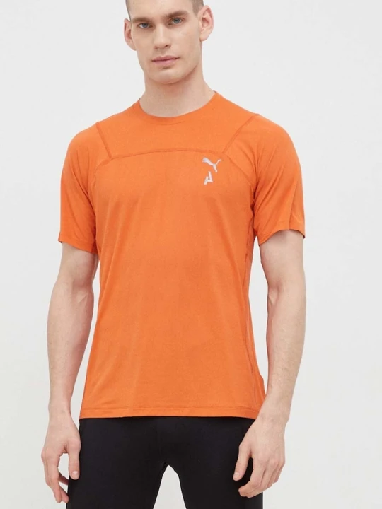 Zdjęcie produktu Puma t-shirt do biegania Seasons pomarańczowy