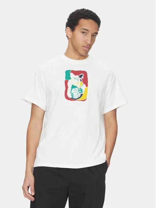 Zdjęcie produktu Puma T-Shirt Dylan Exhibit 630673 Biały Regular Fit